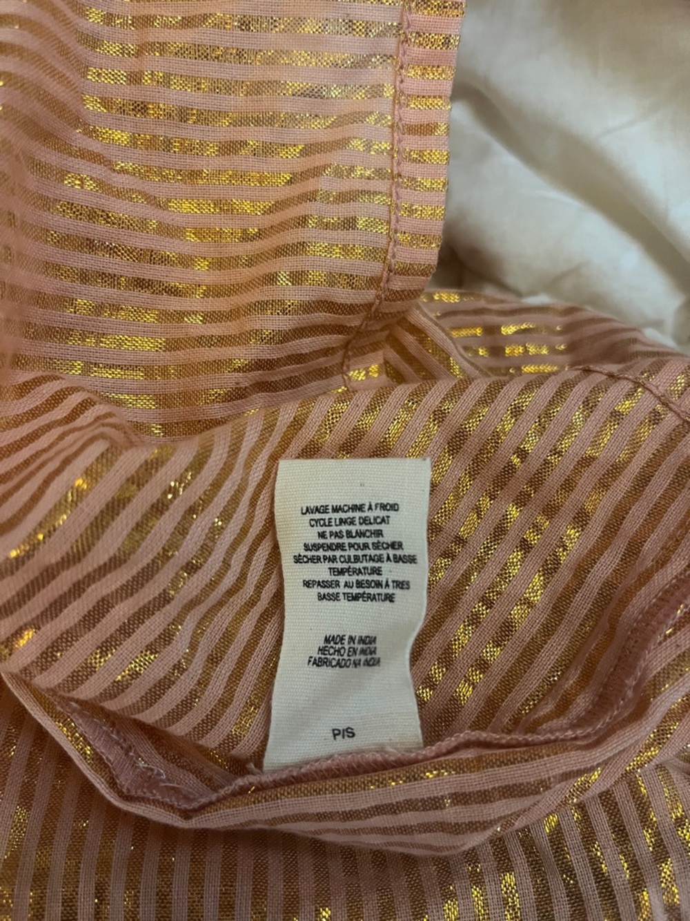 Jen’s Pirate Booty x Free People Metallic Stripe Kimono Robe - Picture 8 of 10